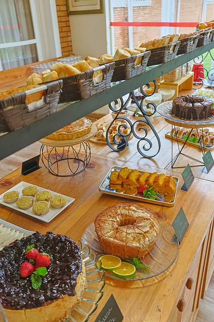 Café da manhã da Pousada Aray